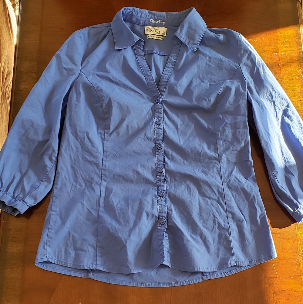 Cornflower Blue Button-Down Shirt